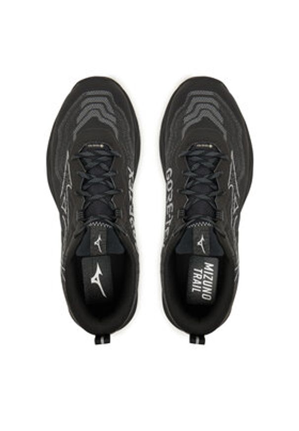 Mizuno Buty do biegania Wave Daichi 9 Gtx J1GJ2556 Czarny. Kolor: czarny. Materiał: skóra. Model: Mizuno Wave