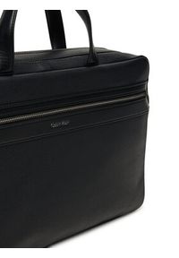 Calvin Klein Torba na laptopa Zip Commuter Bag LV04D3263G Czarny. Kolor: czarny. Materiał: skóra #3