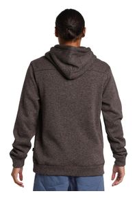 Quiksilver - Bluza z kapturem dla Mężczyzn KELLER. Typ kołnierza: kaptur. Kolor: brązowy. Materiał: poliester. Długość rękawa: długi rękaw. Długość: długie