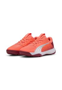 Puma - Młodzieżowe buty do piłki ręcznej Accelerate PUMA. Kolor: czerwony, biały, wielokolorowy. Sport: piłka ręczna