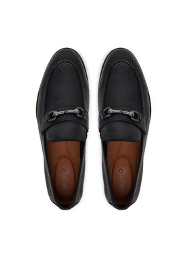 Aldo Półbuty Traveller 14006951 Czarny. Kolor: czarny. Materiał: skóra