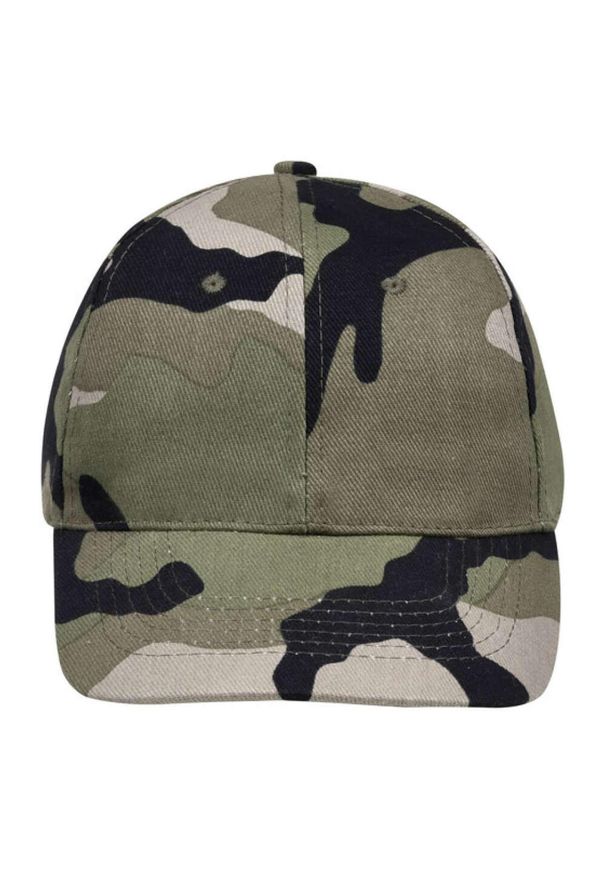 SOL'S - Czapka Z Daszkiem Buffalo 6 Panel. Kolor: zielony
