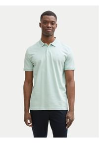 Tom Tailor Denim Polo 1045587 Zielony Regular Fit. Typ kołnierza: polo. Kolor: zielony. Materiał: bawełna