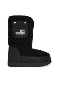 Love Moschino - LOVE MOSCHINO Śniegowce JA24452G0NISM00A Czarny. Kolor: czarny. Materiał: materiał #1