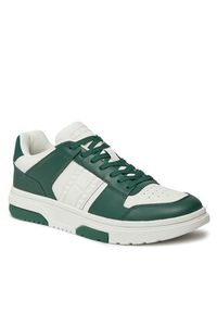 Tommy Jeans Sneakersy Tjm Leather Cupsole 2.0 EM0EM01352 Zielony. Kolor: zielony. Materiał: skóra #4
