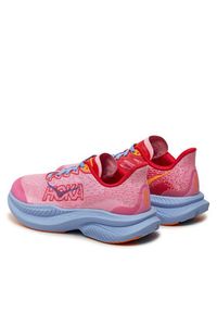 HOKA - Hoka Buty do biegania Mach 6 1147553 Czerwony. Kolor: czerwony. Materiał: materiał #6