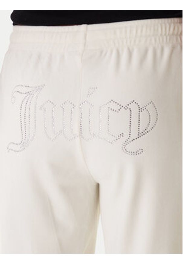 Juicy Couture Spodnie dresowe Tina JCWBJ225307 Beżowy Regular Fit. Kolor: beżowy. Materiał: syntetyk