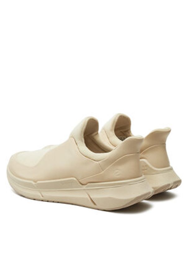 ecco - ECCO Sneakersy Biom 2.2 W 83082359113 Beżowy. Kolor: beżowy. Materiał: skóra