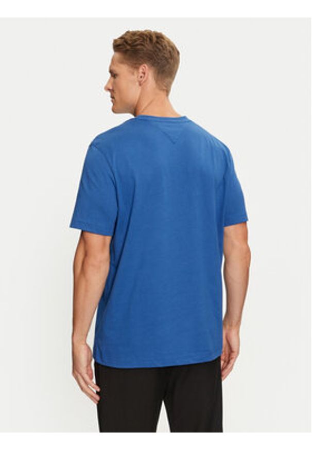 TOMMY HILFIGER - Tommy Hilfiger T-Shirt Essential MW0MW37267 Niebieski Regular Fit. Kolor: niebieski. Materiał: bawełna