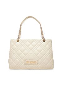 Love Moschino - Torebka LOVE MOSCHINO. Kolor: beżowy