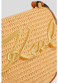 Karl Lagerfeld torebka kolor beżowy. Kolor: beżowy #7