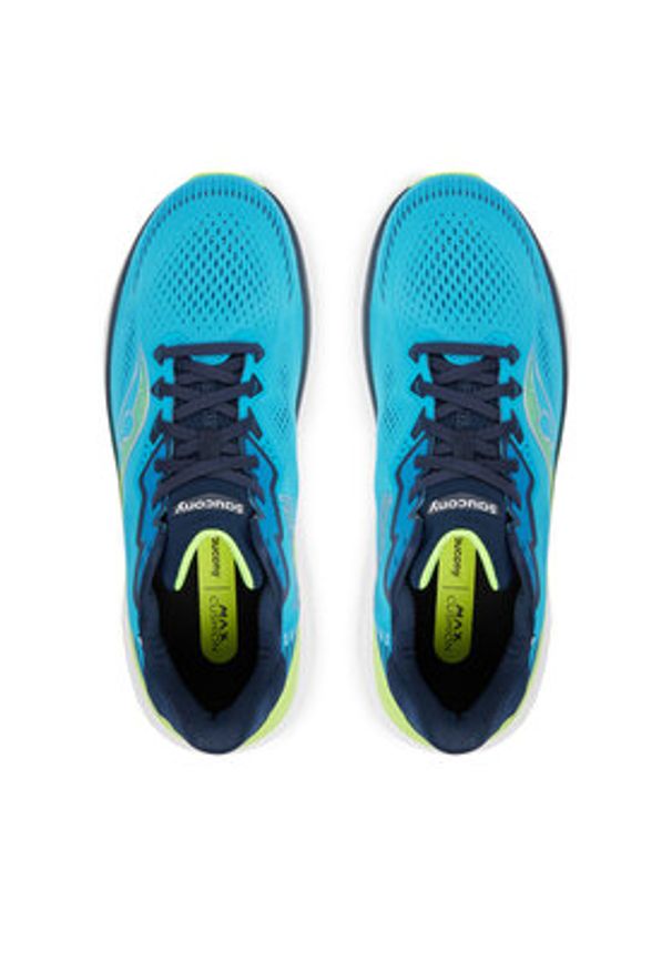 Saucony Buty do biegania Guide 19 S21058 Niebieski. Kolor: niebieski. Materiał: materiał
