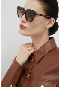 Burberry okulary przeciwsłoneczne damskie kolor brązowy. Kolor: brązowy #1