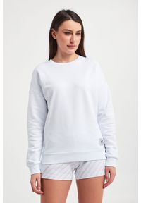 Armani Exchange - Bluza damska ARMANI EXCHANGE. Materiał: tkanina, bawełna. Długość rękawa: długi rękaw. Długość: długie. Wzór: aplikacja #3