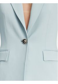 Pinko - PINKO Marynarka 104930 A213 Błękitny Regular Fit. Kolor: niebieski. Materiał: wiskoza #5