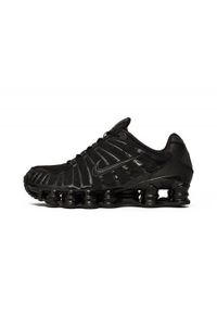 Buty do chodzenia męskie Nike Shox TL. Zapięcie: sznurówki. Kolor: czarny. Materiał: materiał, tkanina, syntetyk. Szerokość cholewki: normalna. Sport: turystyka piesza