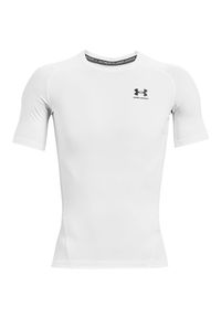 Podkoszulek Under Armour HeatGear, Biały, Mężczyźni. Kolor: biały. Materiał: materiał