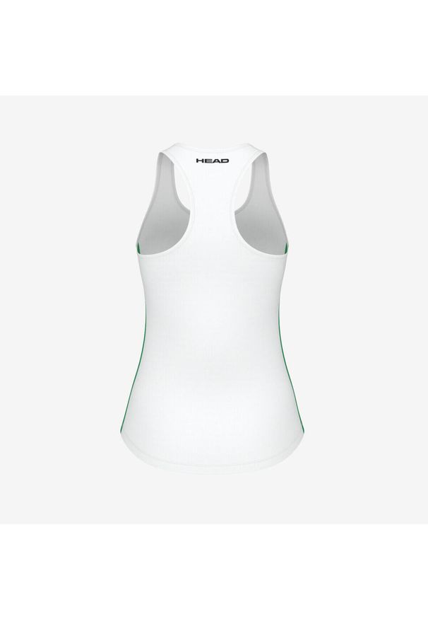 Head - Koszulka bez rękawów damska SPIRIT Tank Top. Kolor: biały. Długość rękawa: bez rękawów. Sport: tenis