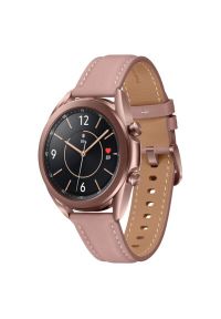 Smartwatch SAMSUNG Galaxy Watch 3 SM-R850N 41mm Miedziany. Rodzaj zegarka: smartwatch. Kolor: brązowy. Materiał: skóra. Styl: elegancki #5