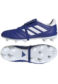 Adidas - Buty adidas Copa Gloro Fg M HP2938 niebieskie niebieskie. Kolor: niebieski. Materiał: syntetyk, skóra, koronka. Szerokość cholewki: normalna. Sport: piłka nożna, fitness #4
