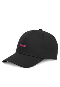 Hugo - HUGO Czapka z daszkiem Cara 50519255 Czarny. Kolor: czarny. Materiał: materiał, bawełna