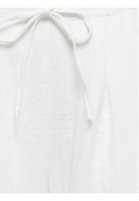 only - ONLY Spodnie materiałowe Lita 15370273 Biały Relaxed Fit. Kolor: biały. Materiał: wiskoza #3