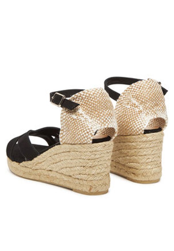 Castañer Espadryle Bruna/6/001 025533 Czarny. Kolor: czarny. Materiał: materiał