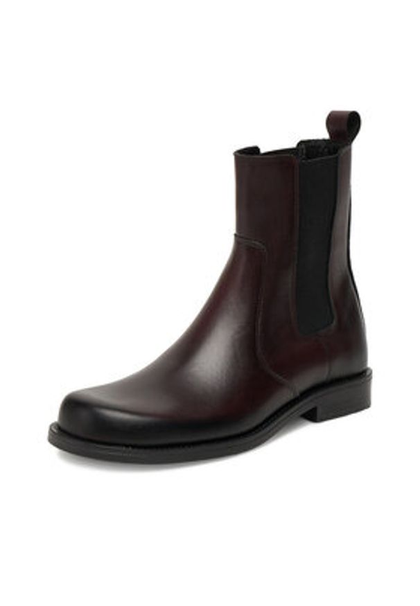 Gino Rossi Sztyblety C-MASSI-25650 Bordowy. Kolor: czerwony. Materiał: skóra