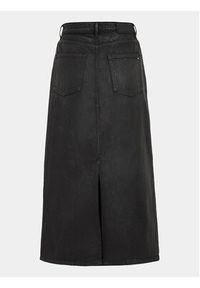 TOMMY HILFIGER - Tommy Hilfiger Spódnica jeansowa WW0WW40824 Czarny Regular Fit. Kolor: czarny. Materiał: bawełna #5