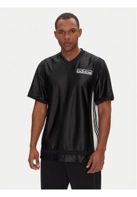 Adidas - adidas T-Shirt Adibreak JD4247 Czarny Loose Fit. Kolor: czarny. Materiał: syntetyk