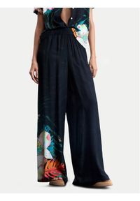 Desigual Spodnie materiałowe Daikiri 26SWPW52 Czarny Regular Fit. Kolor: czarny. Materiał: wiskoza #1