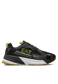 EA7 Emporio Armani Sneakersy X8X156 XK360 N544 Czarny. Kolor: czarny. Materiał: materiał