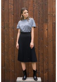 VEVA - Spódnica plisowana Charming Pleats czarna. Kolor: czarny. Długość: długie. Styl: klasyczny, elegancki, sportowy #2