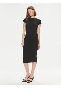 Calvin Klein Sukienka letnia Q-Nova K20K206537 Czarny Slim Fit. Kolor: czarny. Materiał: syntetyk. Sezon: lato #4