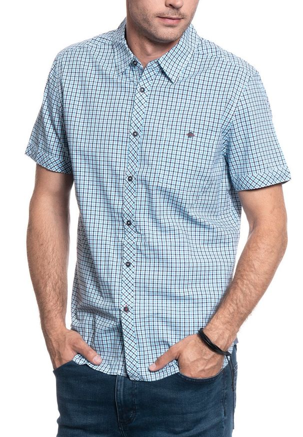 Mustang - MĘSKA KOSZULA MATERIAŁOWA MUSTANG COLLIN CHECK SHIRT 1009557 11734. Materiał: materiał