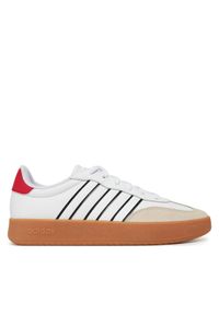 Adidas - adidas Sneakersy Barreda JH7106 Biały. Kolor: biały. Materiał: skóra