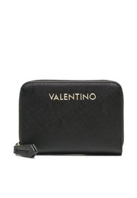 VALENTINO - Valentino Mały Portfel Damski Zero VPS7B3137 Czarny. Kolor: czarny. Materiał: skóra