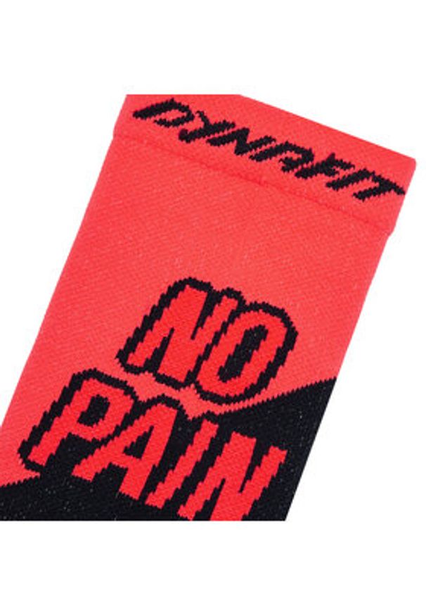 Dynafit Skarpety wysokie unisex No Pain No Gain 3010 Koralowy. Kolor: pomarańczowy. Materiał: syntetyk