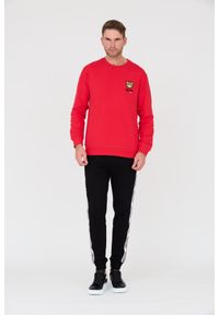 MOSCHINO Czerwona męska bluza, Rozmiar M. Kolor: czerwony #4