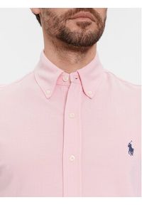 Polo Ralph Lauren Koszula 710654408124 Różowy Regular Fit. Typ kołnierza: polo. Kolor: różowy. Materiał: bawełna #5
