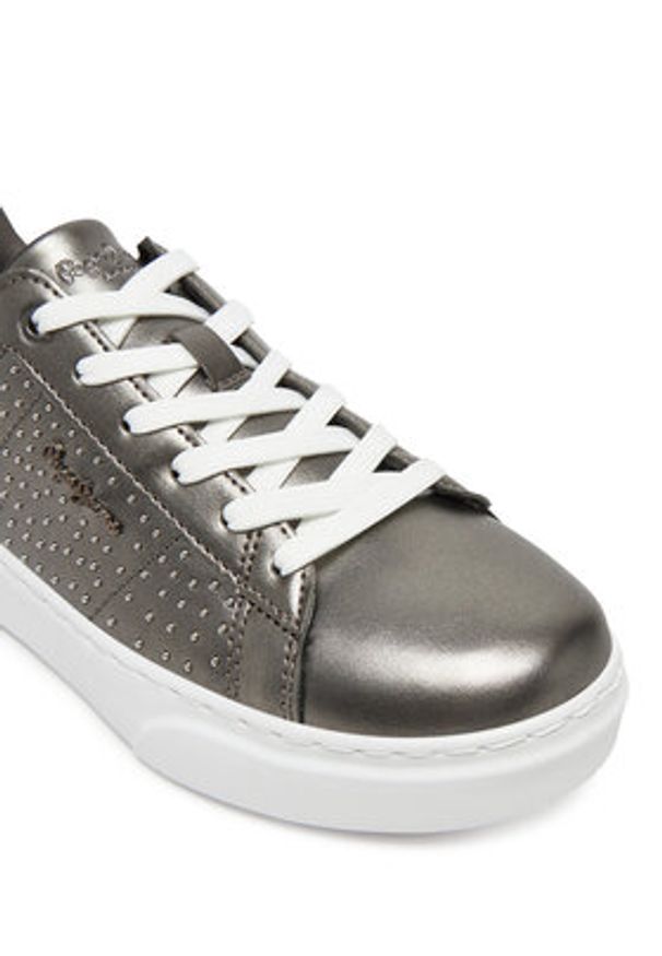 Pepe Jeans Sneakersy Eaton Gala PLS00039 Szary. Kolor: szary. Materiał: skóra