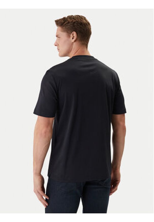 BOSS T-Shirt 50555844 Granatowy Regular Fit. Kolor: niebieski. Materiał: bawełna