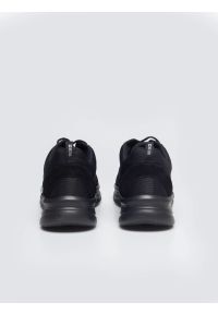 Big-Star - Sneakersy męskie czarne TT174008 906. Okazja: na co dzień. Nosek buta: okrągły. Zapięcie: sznurówki. Kolor: czarny. Materiał: syntetyk, materiał, dresówka. Sport: fitness #4