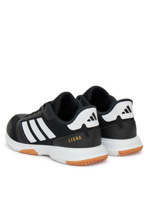 Adidas - adidas Buty halowe Ligra 8 IH0526 Czarny. Kolor: czarny. Materiał: materiał