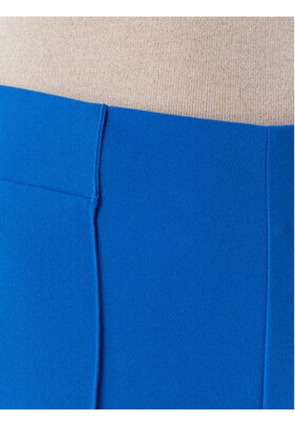 Morgan Spodnie materiałowe 241-PBARY Niebieski Straight Fit. Kolor: niebieski. Materiał: syntetyk