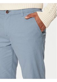 Jack & Jones Chinosy Marco 12206198 Niebieski Slim Fit. Kolor: niebieski. Materiał: bawełna #3