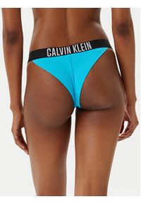 Calvin Klein Swimwear Dół od bikini KW0KW02857 Niebieski. Kolor: niebieski. Materiał: syntetyk #4