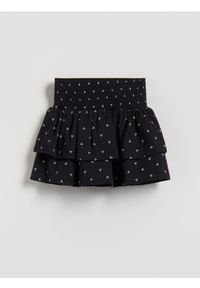 Reserved - Spódnico-szorty - czarny. Kolor: czarny. Materiał: bawełna