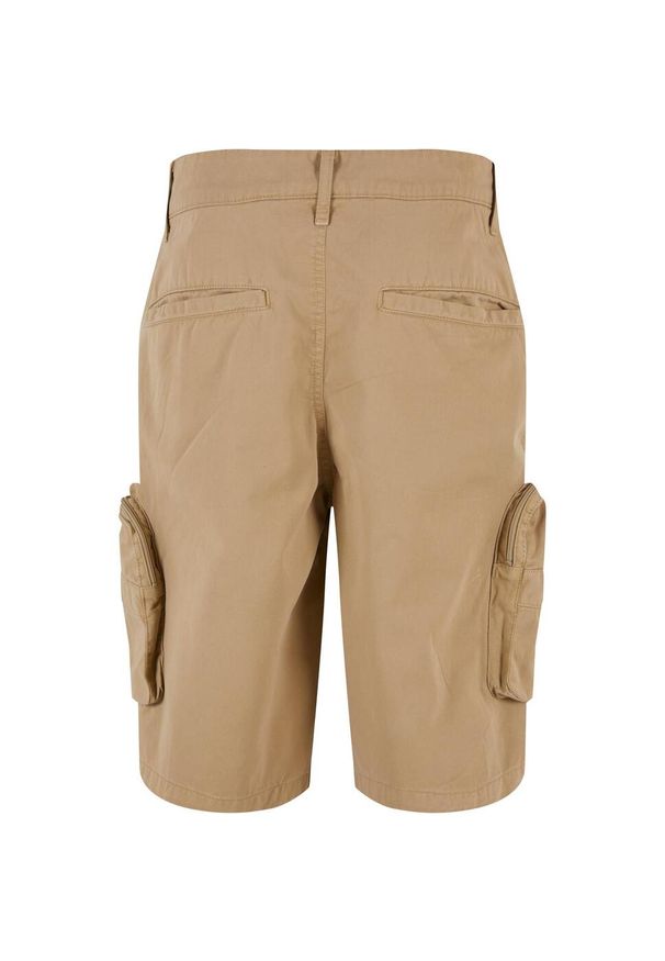 Urban Classics - Szorty Cargo Męskie Jeden Kolor. Kolor: beżowy
