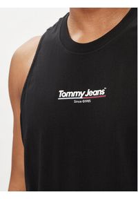 Tommy Jeans Tank top Flag DM0DM18589 Czarny Regular Fit. Kolor: czarny. Materiał: bawełna #5